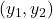 (y_1, y_2)