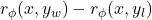r_\phi(x, y_w) - r_\phi(x, y_l)