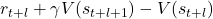 r_{t+l} + \gamma V(s_{t+l+1}) - V(s_{t+l})