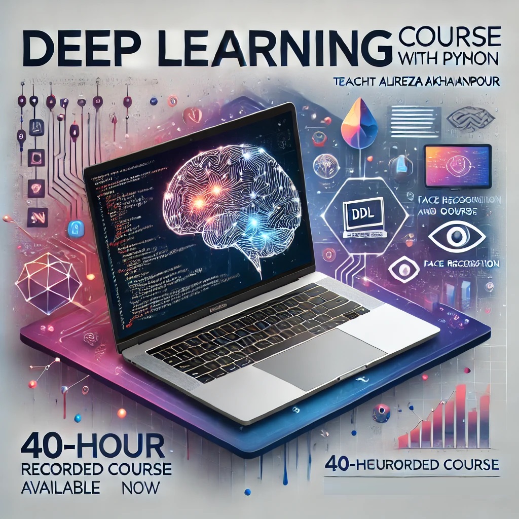 DALL·E 2024 09 03 10.43.46 A modern educational themed banner promoting an online deep learning course. The banner features a professional image of a laptop with code on the scr